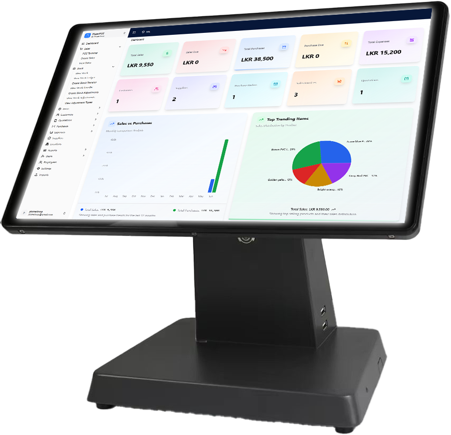 POS Terminal Single Screen